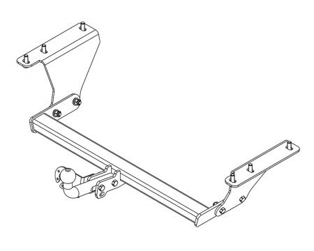 Фаркоп LF 03 для LIFAN Cebrium 2014-, Автос, нагрузка 1250/75 кг. БЕЗ подрезки бампера от магазина ФаркопРос